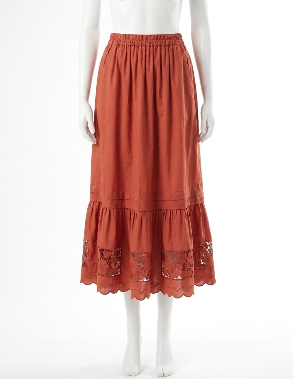 NEW LOVE THE LABEL nolan skirt in cinnamon
